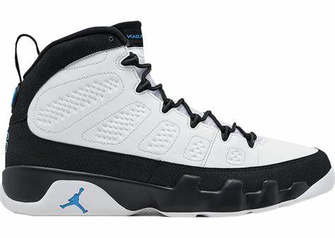 JORDAN 9 UNIVERSITY BLUE