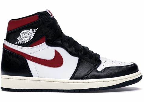 JORDAN 1 HIGH BLACK GYM RED